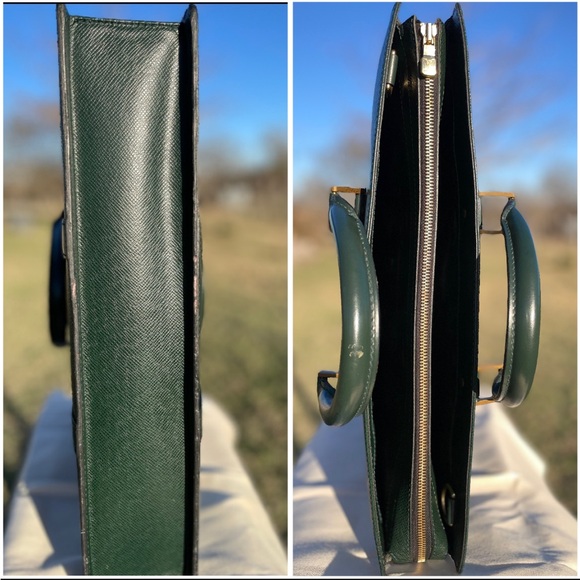 Louis Vuitton Taiga Briefcase! True Vintage Piece! - Picture 10 of 14